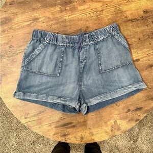 Velvet Heart Women’s Chambray  Drawstring Shorts Medium